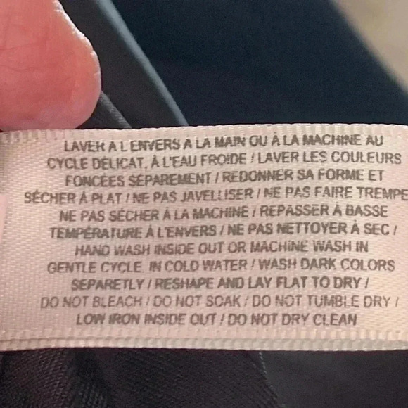 Contemporaine black, winter weight, A line skirt with  four-way stretch - Picture 6 of 6